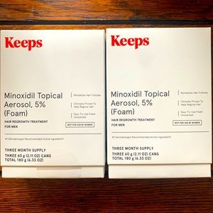 Keeps 5% Minoxidil Topical Aerosol Foam